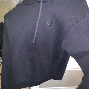 CHAMPION BLACK HOODIE